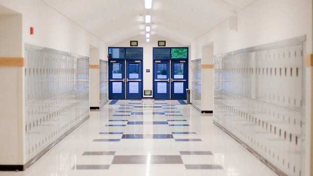 school hallway