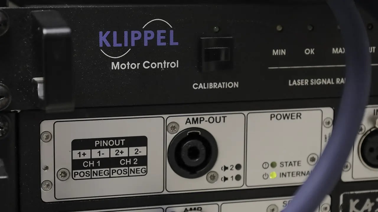 Klippel scanning hardware