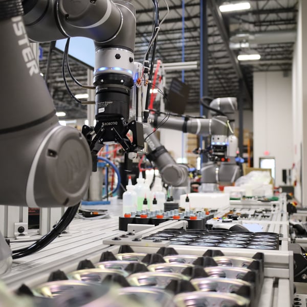 A MISCO production line using robotics